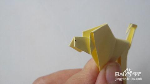 立体小狗的折法视频